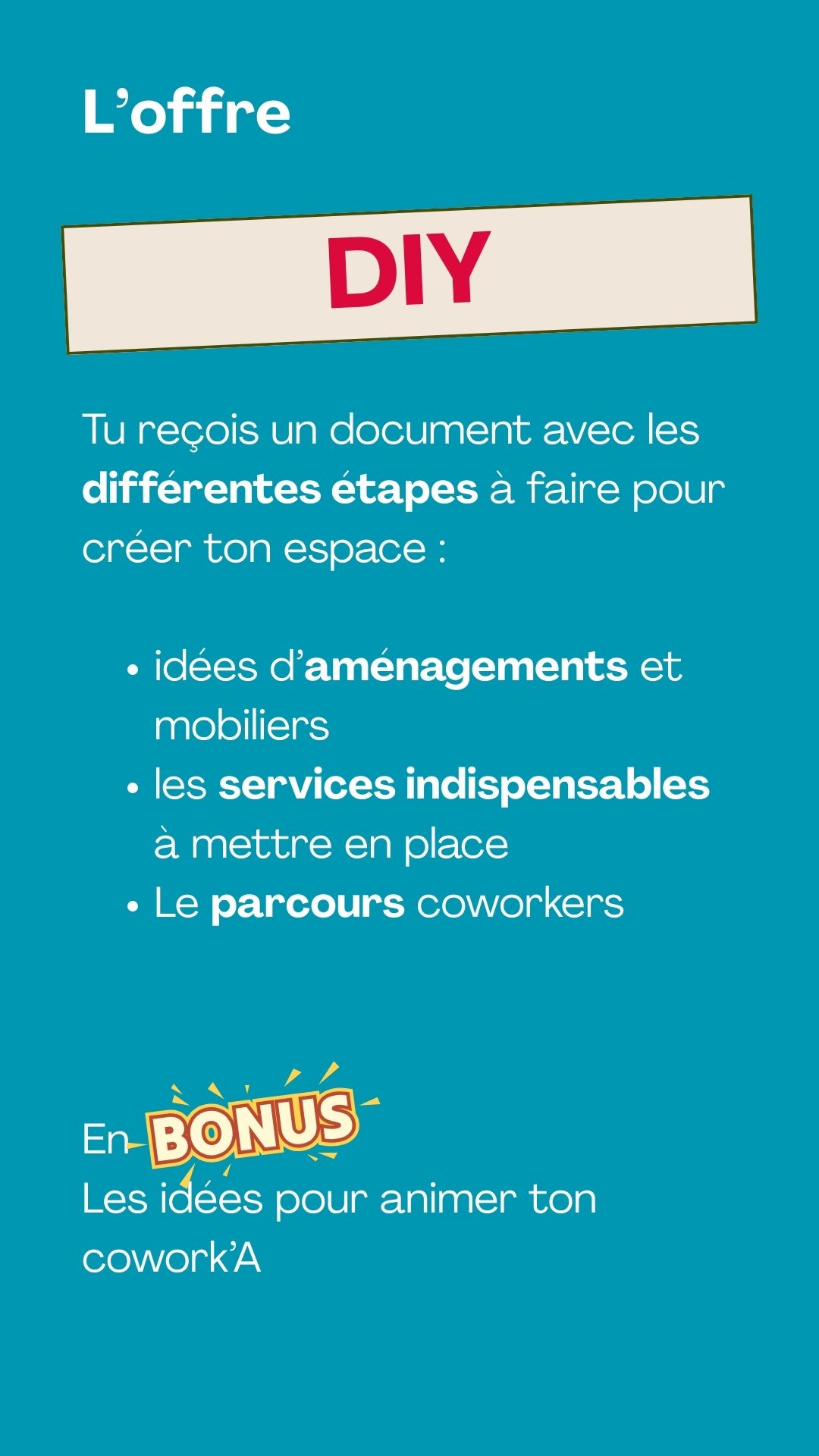 Offre DIY